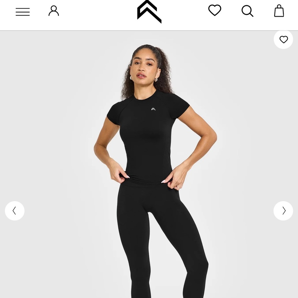 Go to Seamless Fitted Top - Black XS - Picture 6 of 7